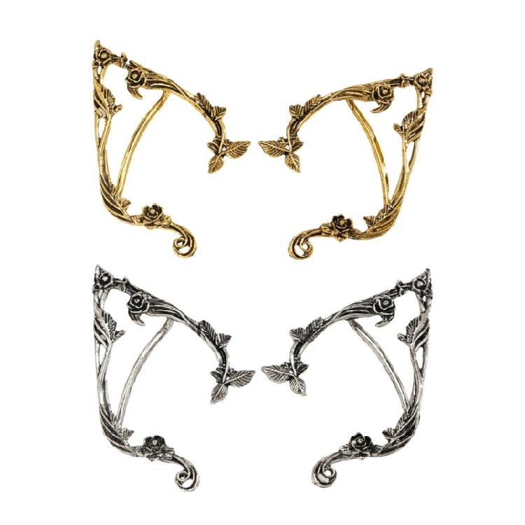 Not Piercing Earrings Gothic Ear Clip Stylish Ear Cuff Women Ear Jewelry Suitable for Fashion Youthful Women and Girls