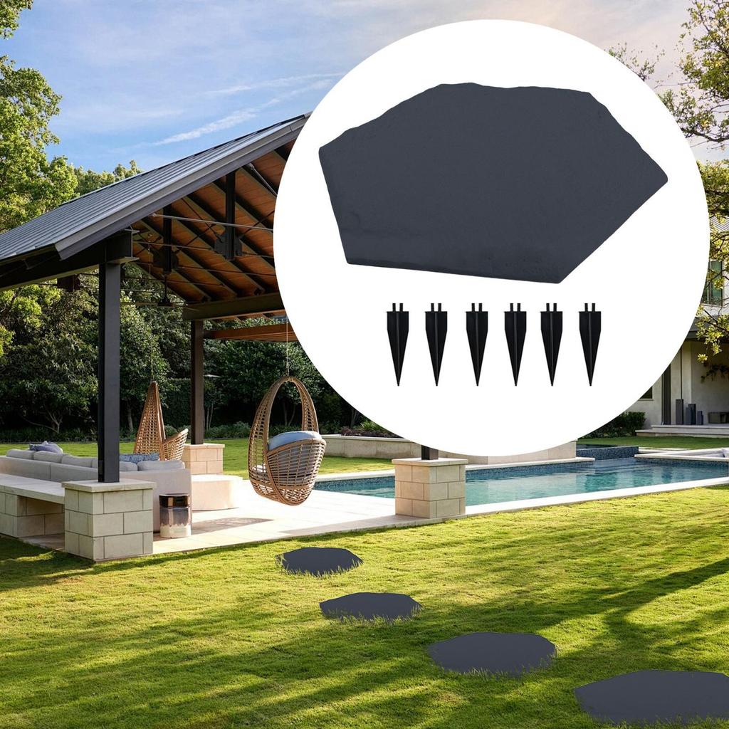 Trittsteine Wege Landschaftsgestaltung Dekoration Dekorative Trittsteine Mit Erdspießen Für Weg Hinterhof Pool Terrasse Außenbereich