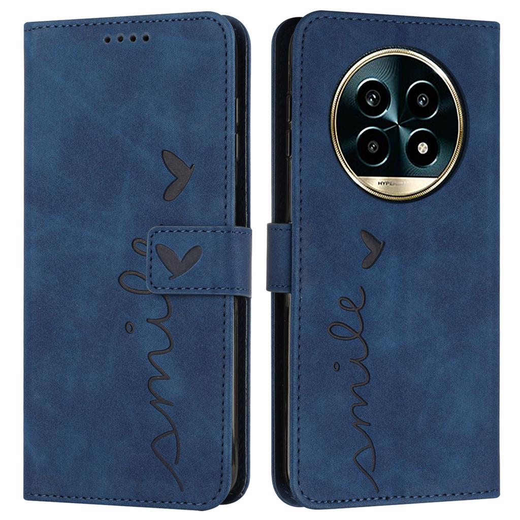 For Realme 13 Pro 5G (Global)/13 Pro+ 5G (Global) Case Viewing Stand PU Leather Phone Cover Imprinted Pattern