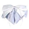 Large Size Bow Hair Claw Chiffon Material Stain Bow Design Chiffon Hairpin Colorful Ponytail Clip Ponytail Clip Everyday Wear