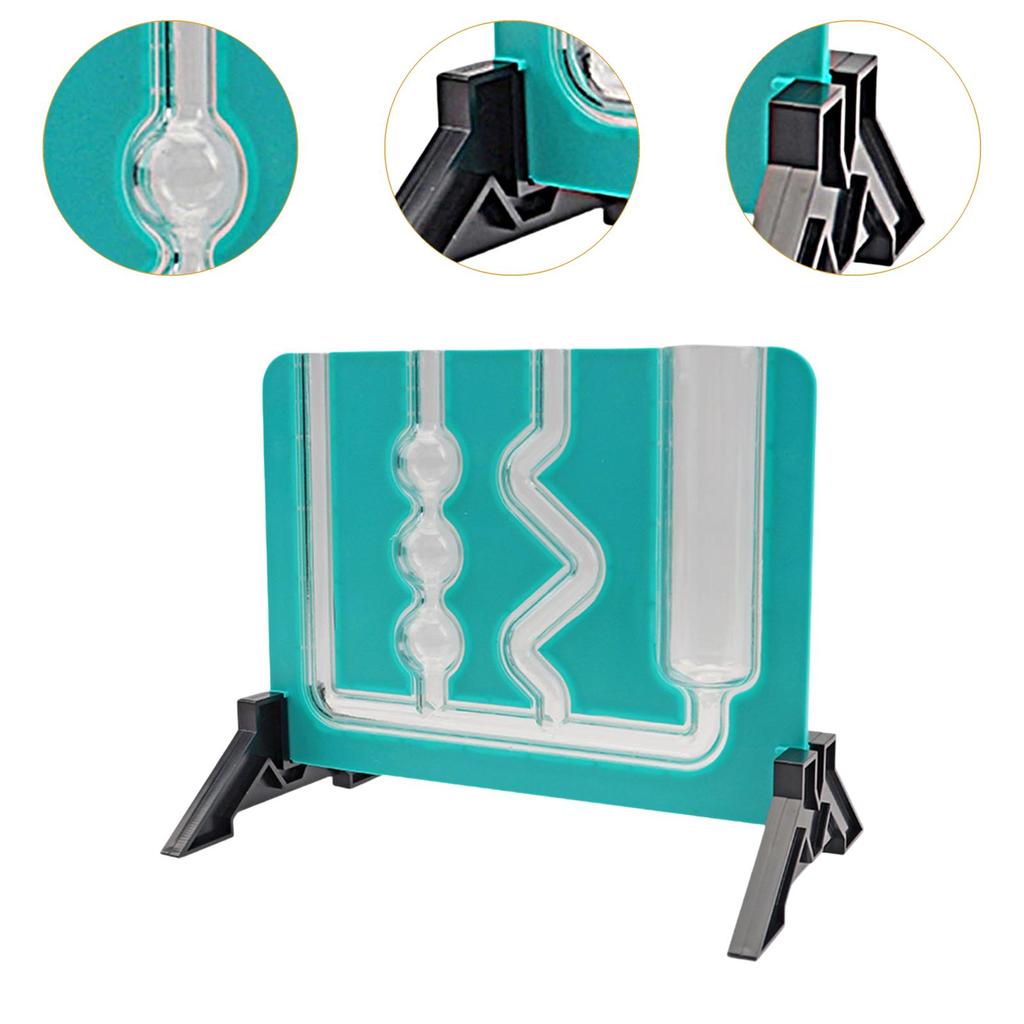 Liquid Pressure Instrument Teaching Model Sturdy DIY Assembly Communicating Vessels Educational Tool