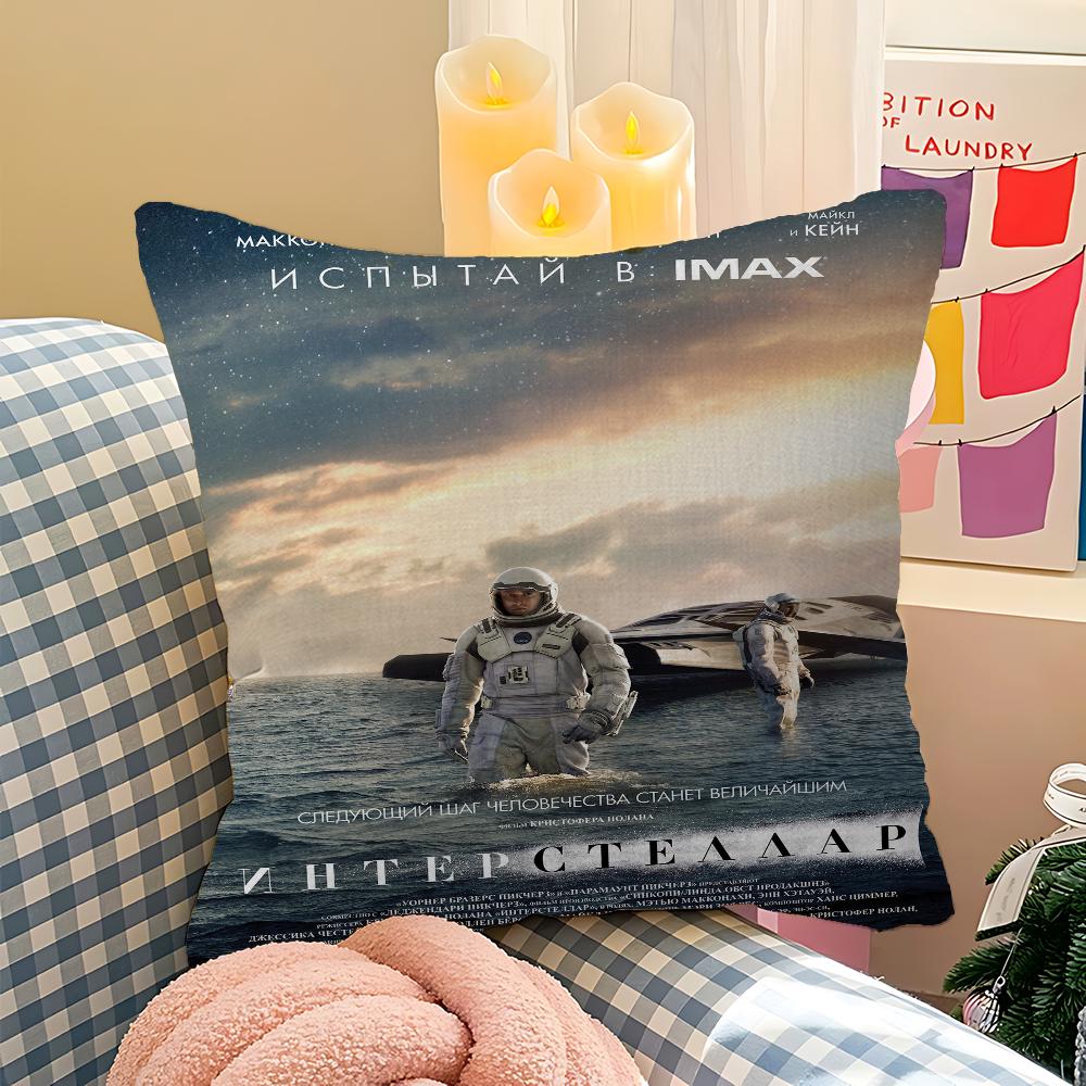 Classic Movie Interstellar Pillow Gift Home Office Decoration Pillow Bedroom Sofa Car Cushion CoverPillow Case