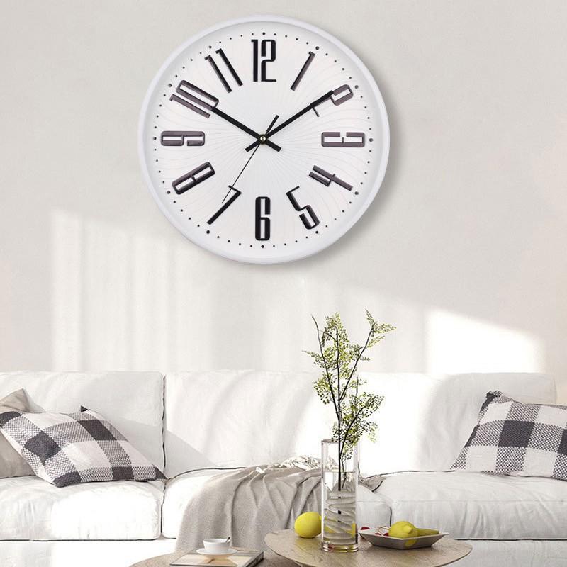 Simple Modern Light Luxury Silent Living Room Home Bedroom Office Simple Clock Wall Clock Quartz Clock Wall Clock