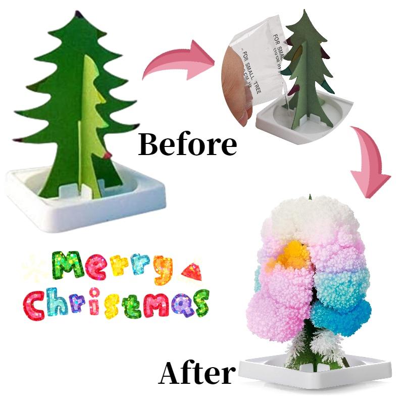 Paper Tree Magic Tree Amazing Flowering And Crystal Growing Toy For Kids