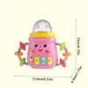 0-12M Baby Musical Feeding Bottle Pacifier Newborn Soft Teether Rattles Educational Toy Mobile Soothing Vocal Music Rattles Toys