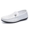 Ekte skinn Herre Fritidssko Luksusmerke Herre Loafers Mokkasiner Pustende Slip on italienske kjøresko Chaussure Homme