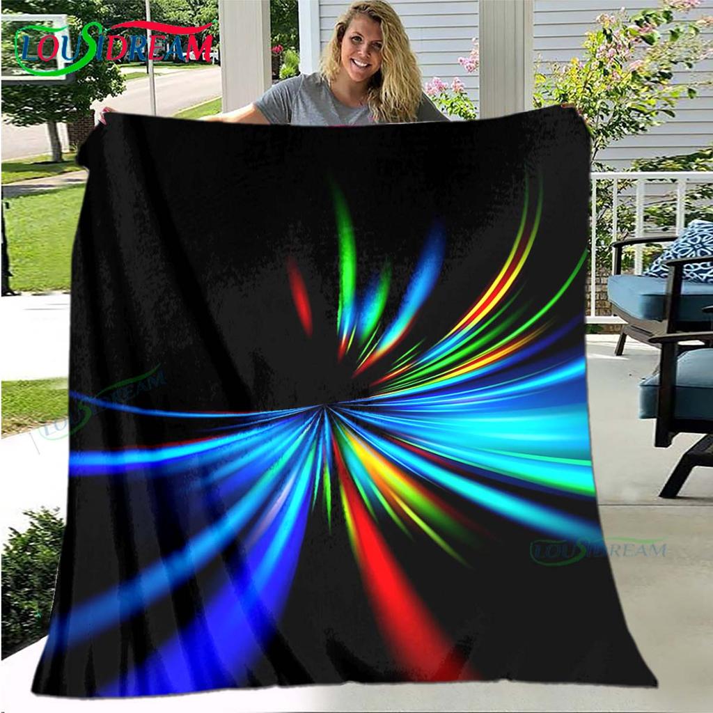 Fashion 3D Popular Mobile Wallpaper Four Seasons Blanket Sofa Cover Travel Bed Plush Blanket Travel Office Break Blanket Gift