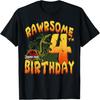 Camiseta Rawrsome de Cumpleaños Número 4 de Jurassic Park