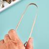 Stainless Steel Tongue Scraper Cleaner Fresh Breath Cleaning Coated Tongue Toothbrush Oral Hygiene Care Tools