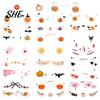 Temporary Makeup Stickers Halloween Face Tattoos, Realistic Waterproof Water Transfer Stickers, Skin-friendly Outdoor Party Art Breathable Body