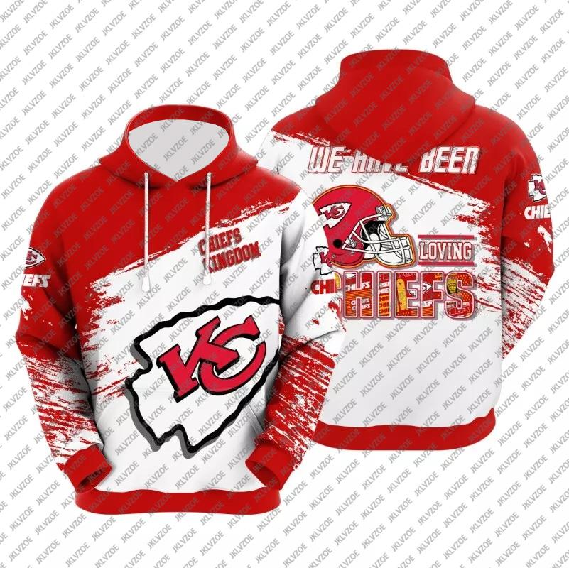 Pánské a dámské 3D mikiny Fotbalové tréninkové mikiny Missouri Kansas City Rugby Kc Rugby Dresy Volný Nadměrný Ležérní Top