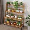 Bamboo Multi-Tier Indoor Plant Stand for Succulents and Flowers
