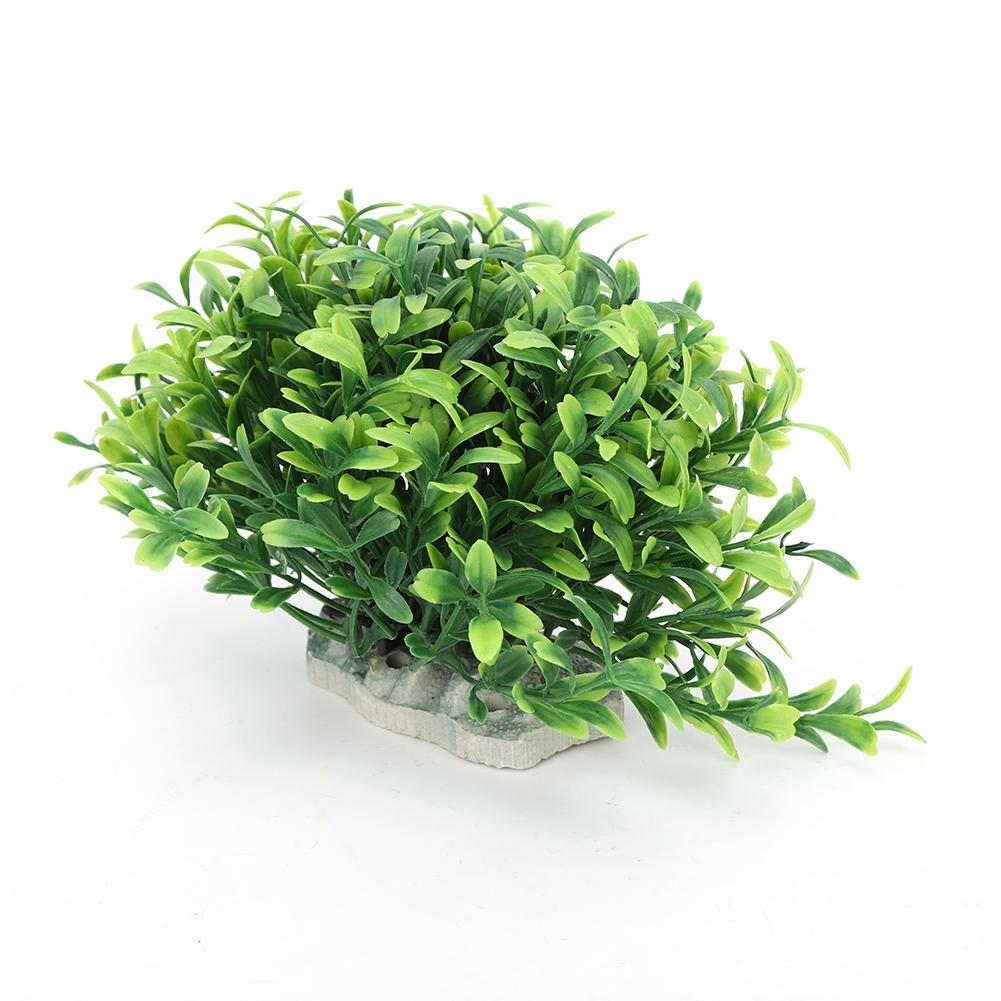 Plastic Aquarium Artificial Vivid Simulation Water Plant for Fish Tank Landscape Decoration