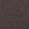 Bed Frame without Mattress Dark Brown 200x200 cm Fabric