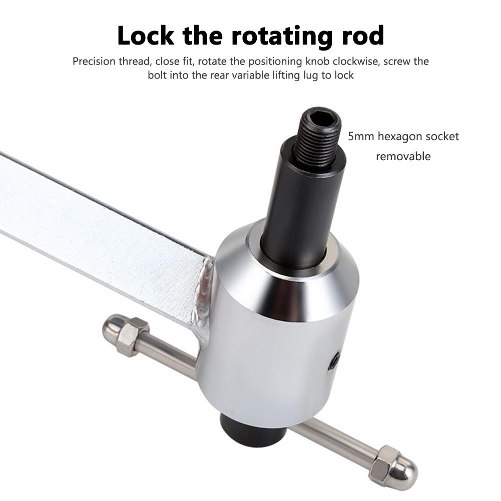 TOOPRE Bicycle Rear Derailleur Hanger Alignment Gauge Aluminium Alloy Straighten Tool for Mountain Road Bike 20-29'' Wheel