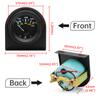 Medidor de Temperatura del Agua de 2" 52mm con Adaptador de Sensor 40-120℃ 100-250℉ Medidor de Temperatura del Agua para Coche de Carreras de Gasolina Automóvil 12V