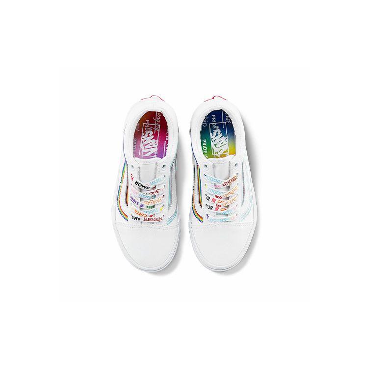 Vans Old Skool Casual Fashion Low Top Kids Skate Shoes Kids Sneakers White Blue VN0A7Q5FB5U