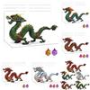 Chinese Dragon Mythology Model Pvc Static Sculpture For Office Or Living Room Display