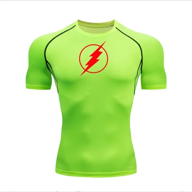 Jogging Quick-drying Breathable Top Summer Men's Running Compression T-shirt Short-sleeved T-shirt Gym Fitness Shirt ZY0025