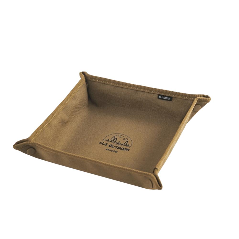 

Square Shape Portable Storage Box Compact Design Camping Storage Tray Outdoor Camping L хаки