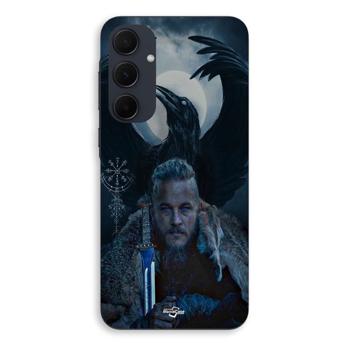 Case For Samsung Galaxy A35 Vikings Ragnar Lothbrok Raven Maniacase