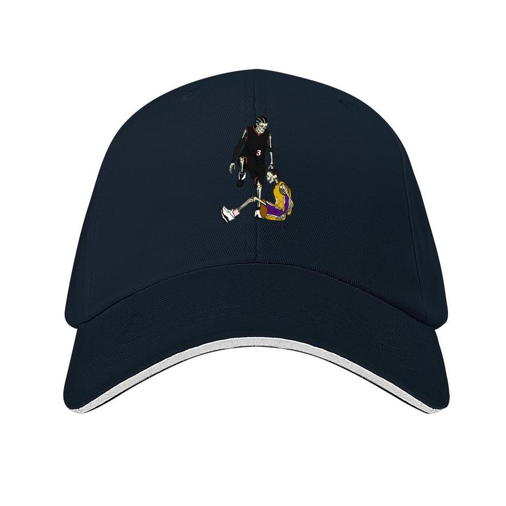 Skeleton Allen Iverson Steps Over Tyronn Lue Baseball Cap Golf Cosplay Hat Man Luxury Sports Cap Men Luxury Brand Womens