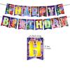 32Pcs Inside Out 2-Themed Party Decoration Set w/ Banner, Cake Toppers, Balloons