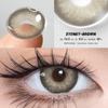 Eyeshare 1 пара годовых цветных контактных линз для глаз, высококачественные синие линзы, коричневые линзы, модные натуральные косметические контактные линзы для глаз