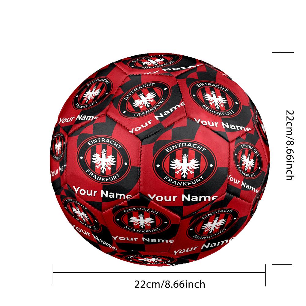 Eintracht Frankfurt Fashion Size 5 Football Wearproof Non‑Slip Soccer Ball For Sports Training Entertainment Use