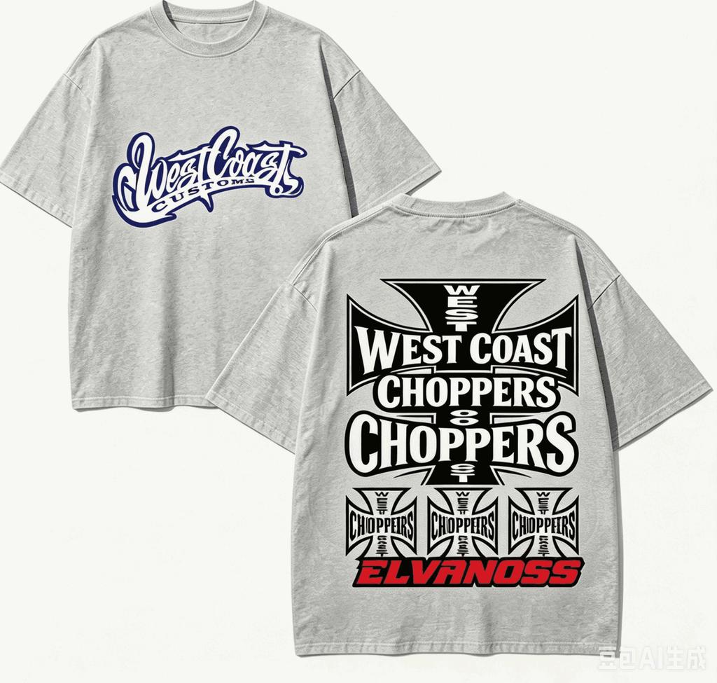 West Coast Choppers Gift T-shirt Men Women Harajuku Oversized Unisex Short Sleeve Streetwear high quality Couples hot product Comfortable