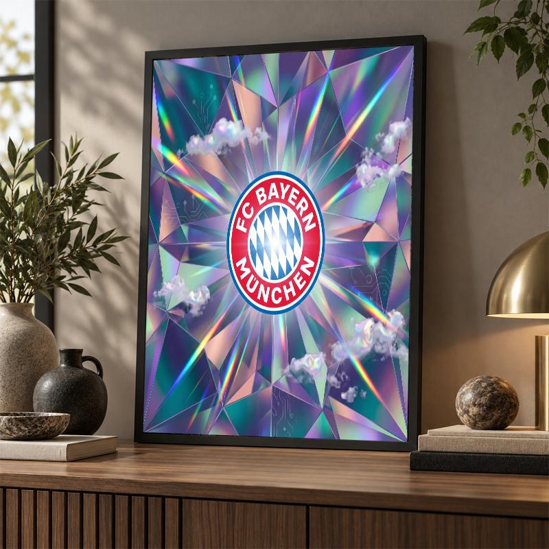 Kit Pictură cu Diamante Bayern München 5D Gaureală Completă DIY Mozaic cu Diamante Artă de Perete Decor Acasă