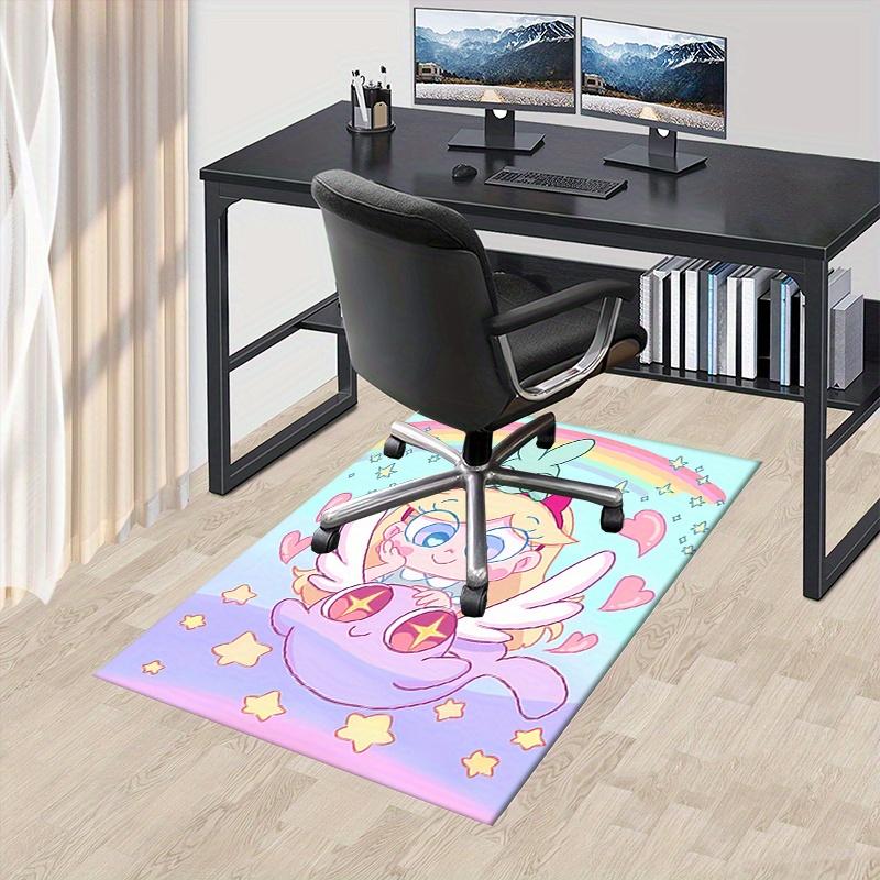 1pc Star vs. the Forces of Evil Office Carpet Soft Polyester Entrance Carpet Washable Non slip Machi