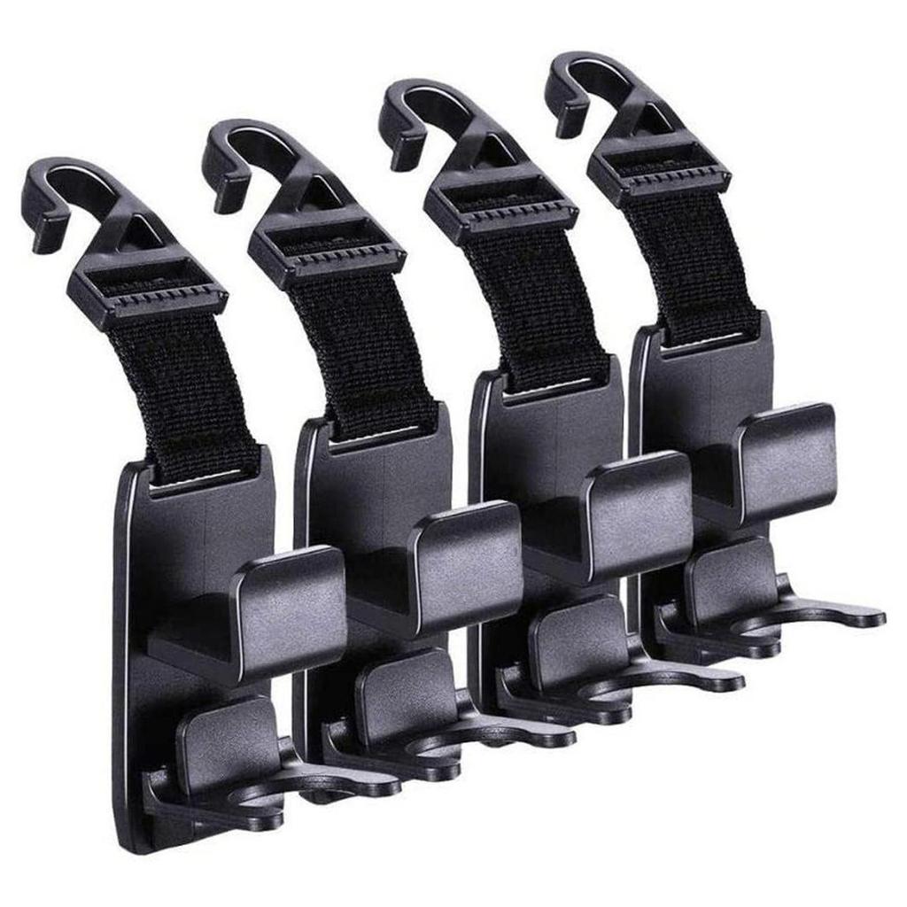 Car Seat Headrest Hooks ABS Plastic Multi Functional Drink Holder Backseat Small Hooks Upgraded Plastic Creative Car Storage Hooks Organizer