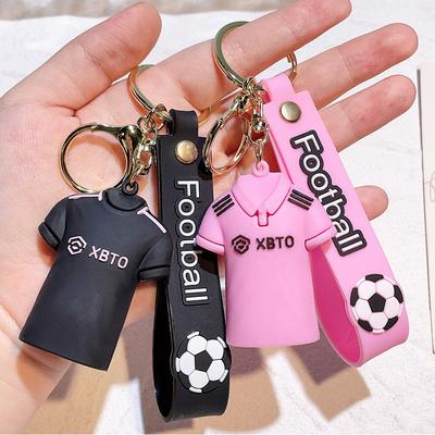 2pcs For International Miami Home Messi 10 Number Themed 3D Key Chain Keyrings