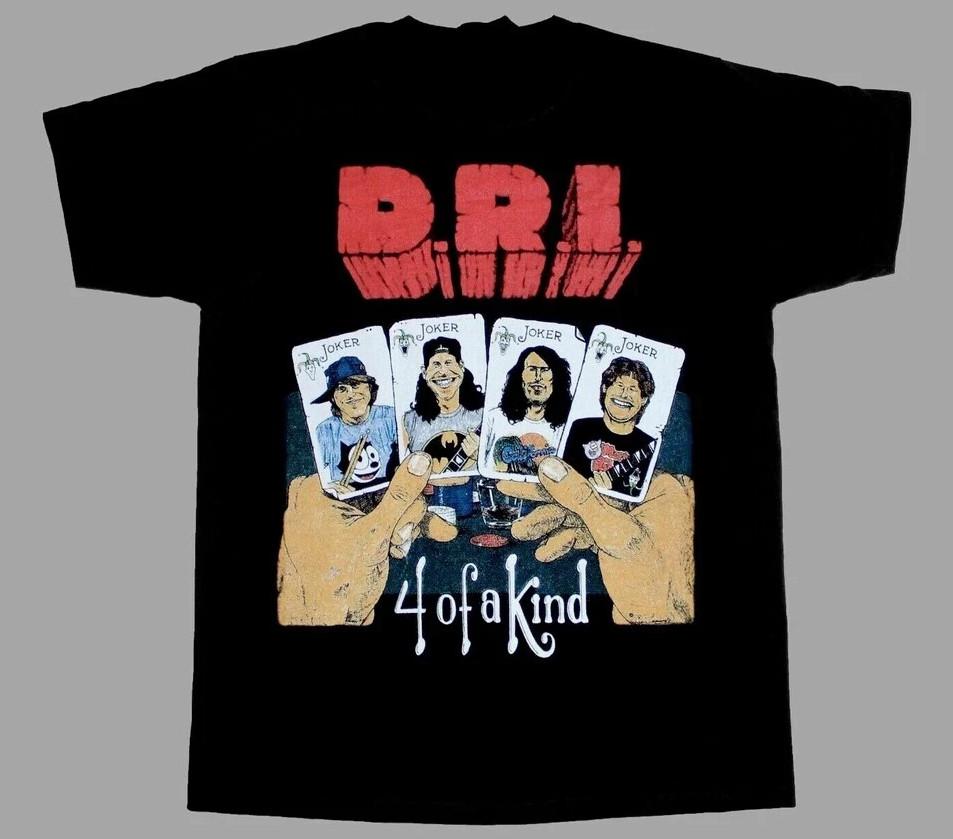 D.R.I. DRI FOUR OF A KIND DIRTY ROTTEN T Shirt Full Size S-4XL