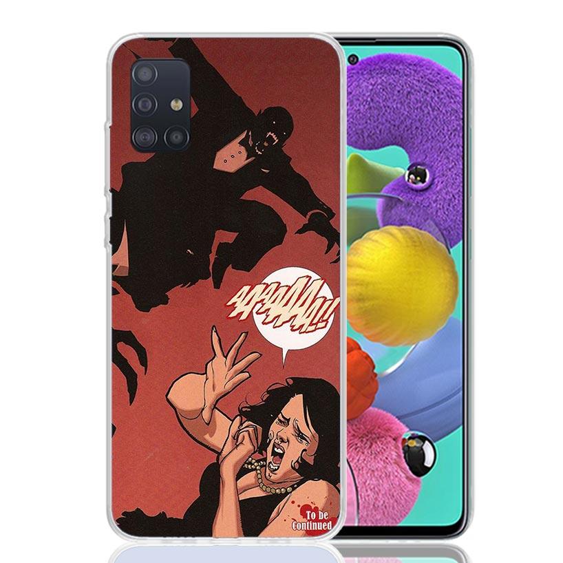 Gothic Vampire Scarlet Art Phone Case For Samsung Galaxy A52 A32 A22 A12 A02S A50S A30S A51 A31 AA71 Note 20 Ultra 10 S10 Plus G