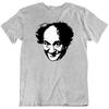 Larry, Three Stooges, Face Vector, Moe Larry Shemp Funny T Shirt Tee Gift New