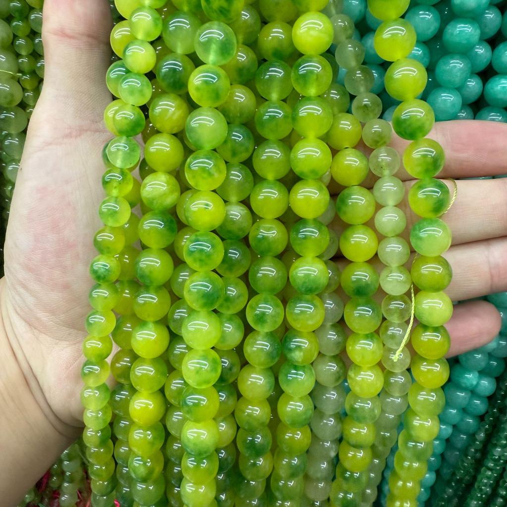 Natural Two-Tone Chalcedony Flower Beads for Handmade Jewelry