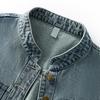 Spring and Autumn short nostalgic retro denim vest fashionable versatile loose sleeveless outer wear thin vest
