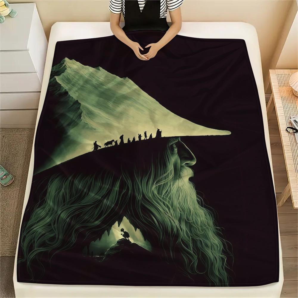 The Lord of the Rings Flannel Blanket, High Quality Comfortable for All Seasons, Home Decor, Warmth and Comfort