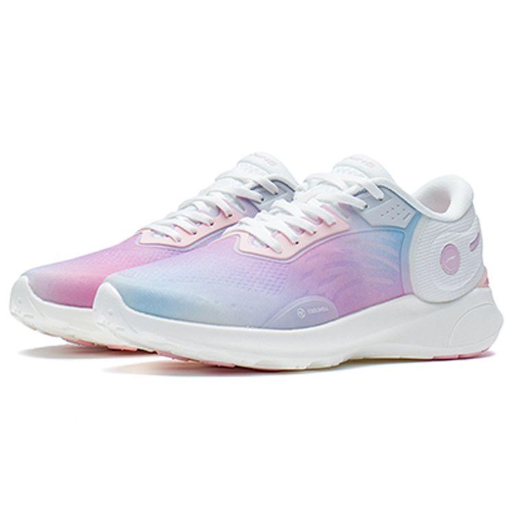 Li-Ning Lightweight LS Trendy Breathable Low-Top Sports Casual Shoes Women Sneakers White Pink Blue AGLS088-3
