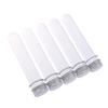 5Pcs 40Ml Transparent Mask Bath Salt Test Plastic Tube With Aluminum Cap Empty Clear Pet Cosmetic Tube