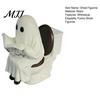 Ghost Reading on Toilet Cute Halloween Figurine, Resin Statue, Spooky Table Decor Funny Ornament for Tiered Tray Tabletop Mantel Gift