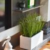 2Pcs Simulated Plants Fake Grass for Handicrafts Artificial Green Plant Stems Realistic Decoration for Home Office Weddings Parties Indoor Outdoor Use