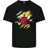 Torn Brunei Flag Bruneian Day Football Unisexs Light Cotton TShirt