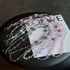 Water Drop Crystal Phone Chain With Beaded Handcrafted Strap For Women And Men