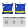 FOR CURACAOFlag Soccer Football Pillowcase Polyester Cushion Cover Decoration  Pillow Case Cover Home Zipper 45X45cm