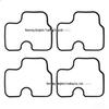 4-Pack Carburetor Repair Kits for CB400/CB400SF Vacuum Diaphragm Gasket.
