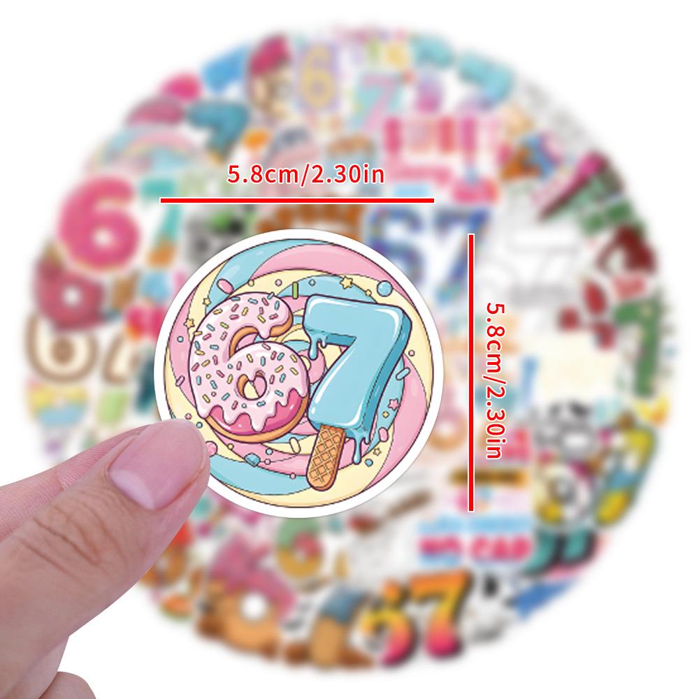 50 Sheets of Waterproof Internet Hot Words Stickers: 67 DIY Decor for Journals, Phones, Bottles, and More