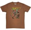 Unisex Shirt Cotton Oversize Large Size Nirvana Incesticide, Marrón, Nueva